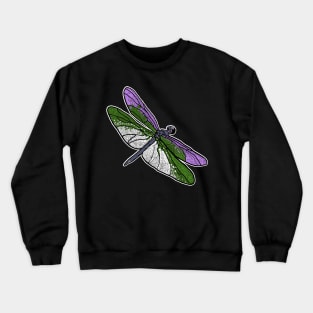 Genderqueer Dragonfly Crewneck Sweatshirt